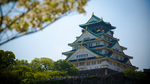 日本大阪城天守阁风貌