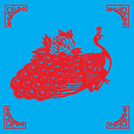 孔雀剪纸
