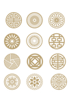 金色图案花纹