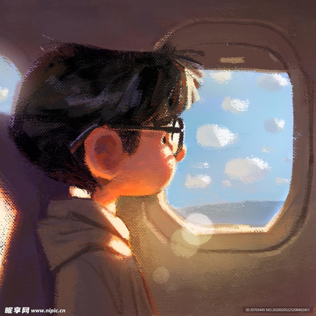 飞机上
