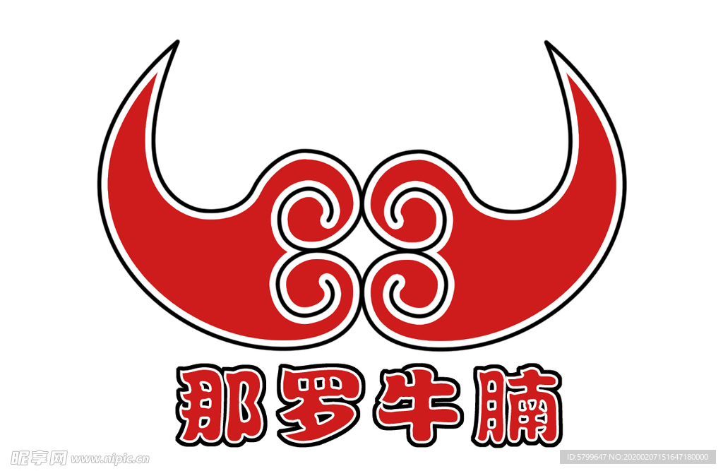 那罗牛腩 LOGO 含路径