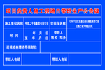 项目公示牌