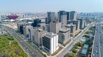 航拍上海城市建筑