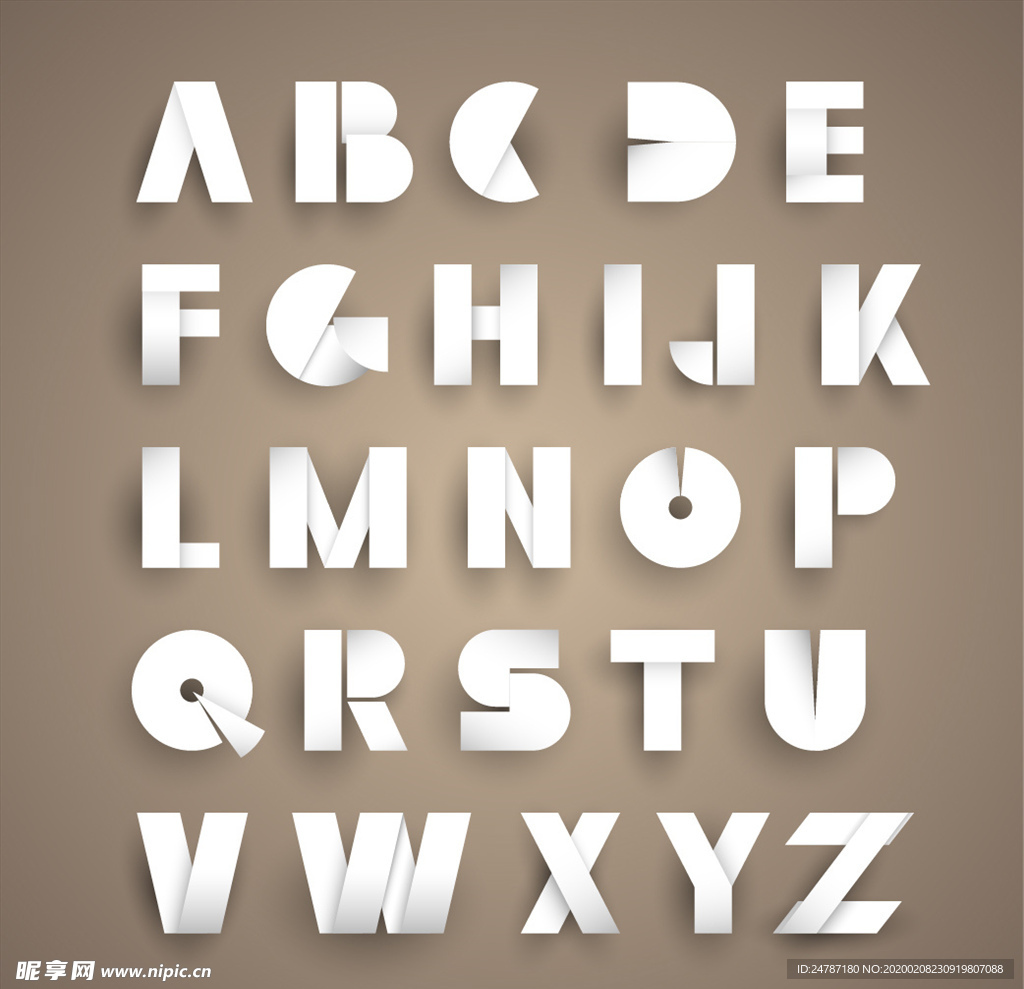 立体字母