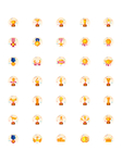 奖杯奖牌icons