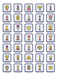 手绘奖杯icons