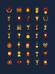 奖杯icons