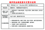 噪声警示说明