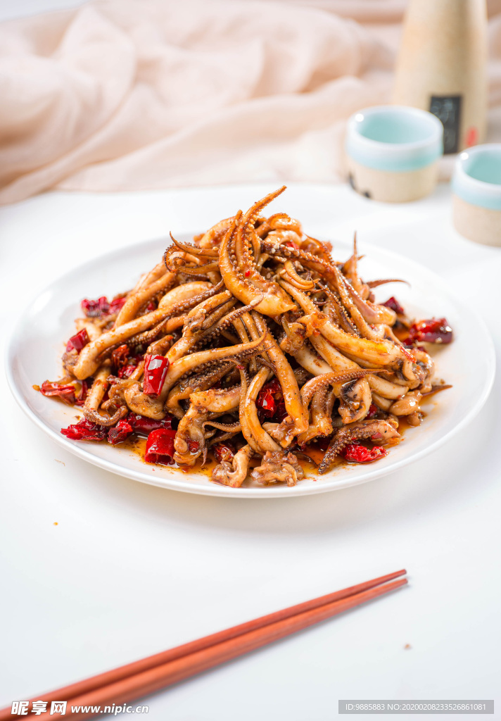 麻辣鱿鱼
