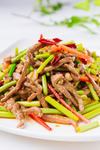 蒜薹炒肉丝