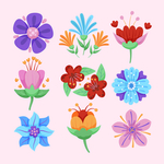 手绘鲜花