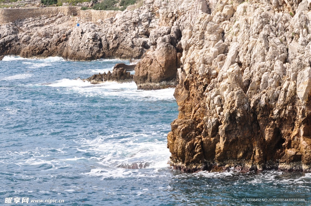 海岸悬崖景观摄影