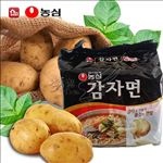 韩国农心土豆面5连包方便面