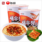 韩国农心虾汤杯面方便面