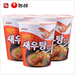 韩国农心虾汤杯面方便面