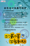 预防冠状肺炎流感病毒海报