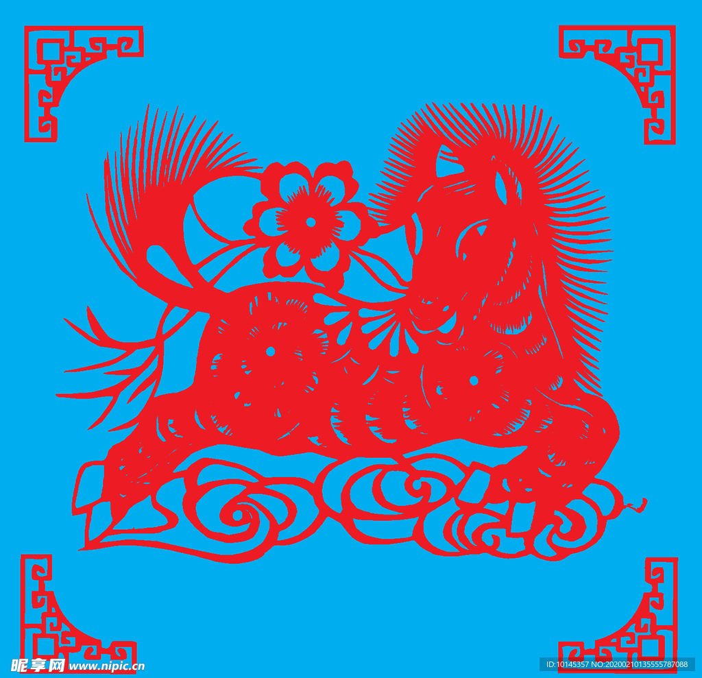 马剪纸