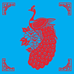 孔雀剪纸