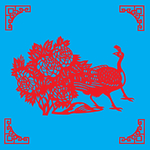 孔雀剪纸