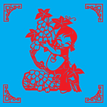 丰收剪纸
