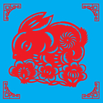 兔子剪纸