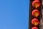 上海豫园建筑与灯笼