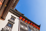 上海豫园建筑与灯笼