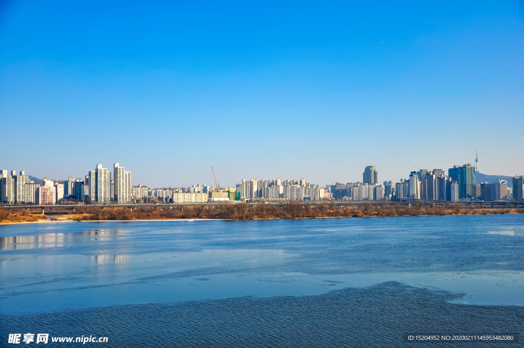 首尔汉江风景