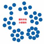 圆形环绕图案 三圆至八圆