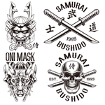 日本武士面具