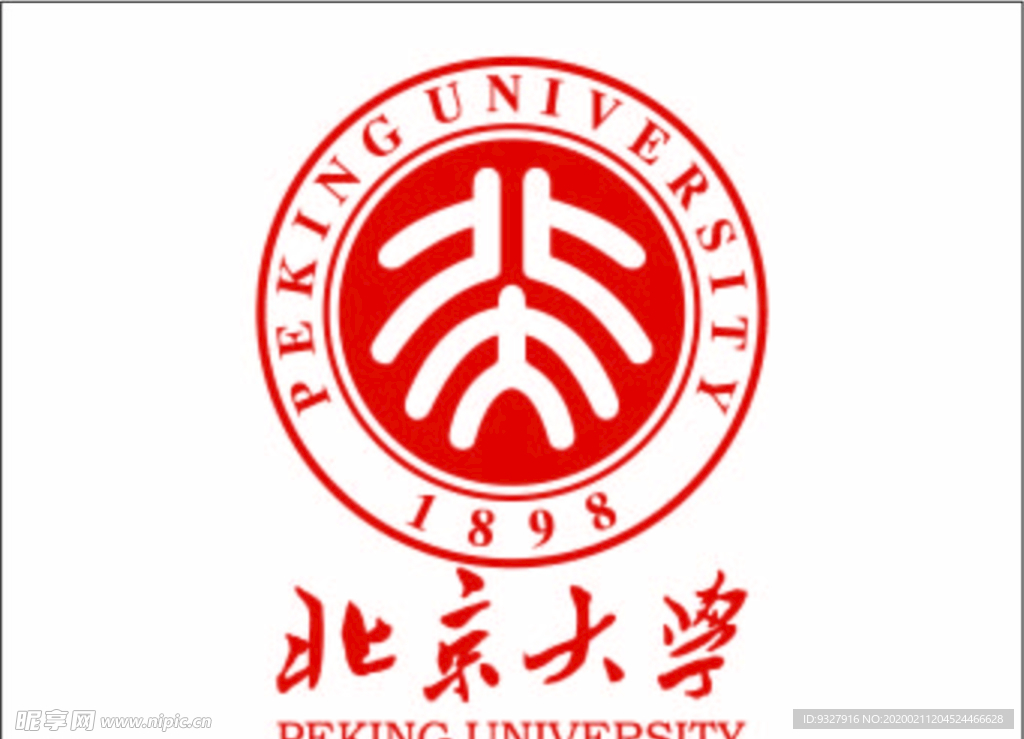 北京大学logo