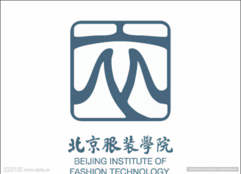 北京服装学院logo