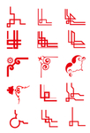 红色边框