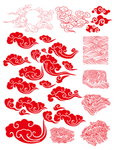 祥云底纹
