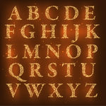 卡通字母