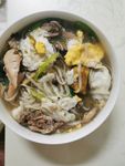 鸡蛋肉丝面