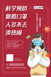 预防冠状肺炎流感病毒海报