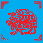 牛剪纸