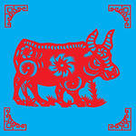 牛剪纸