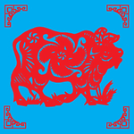 牛剪纸