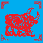牛剪纸