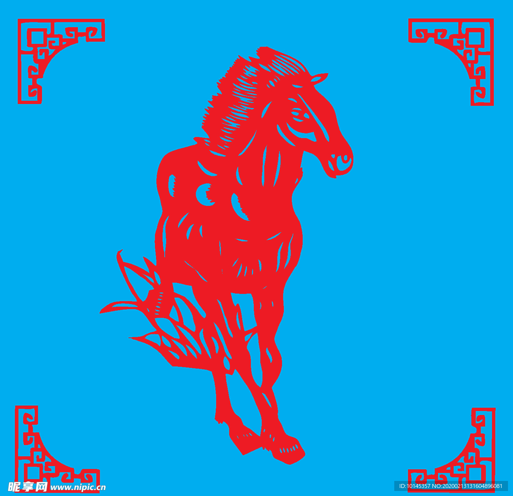 马剪纸