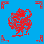 鸡剪纸