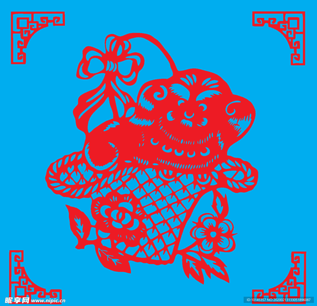 狗剪纸