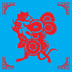 老鼠剪纸