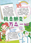 抗击肺炎疫情小报