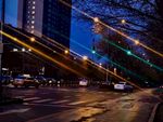 路灯下的夜色