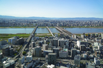 日本大阪梅田空中庭园及周围