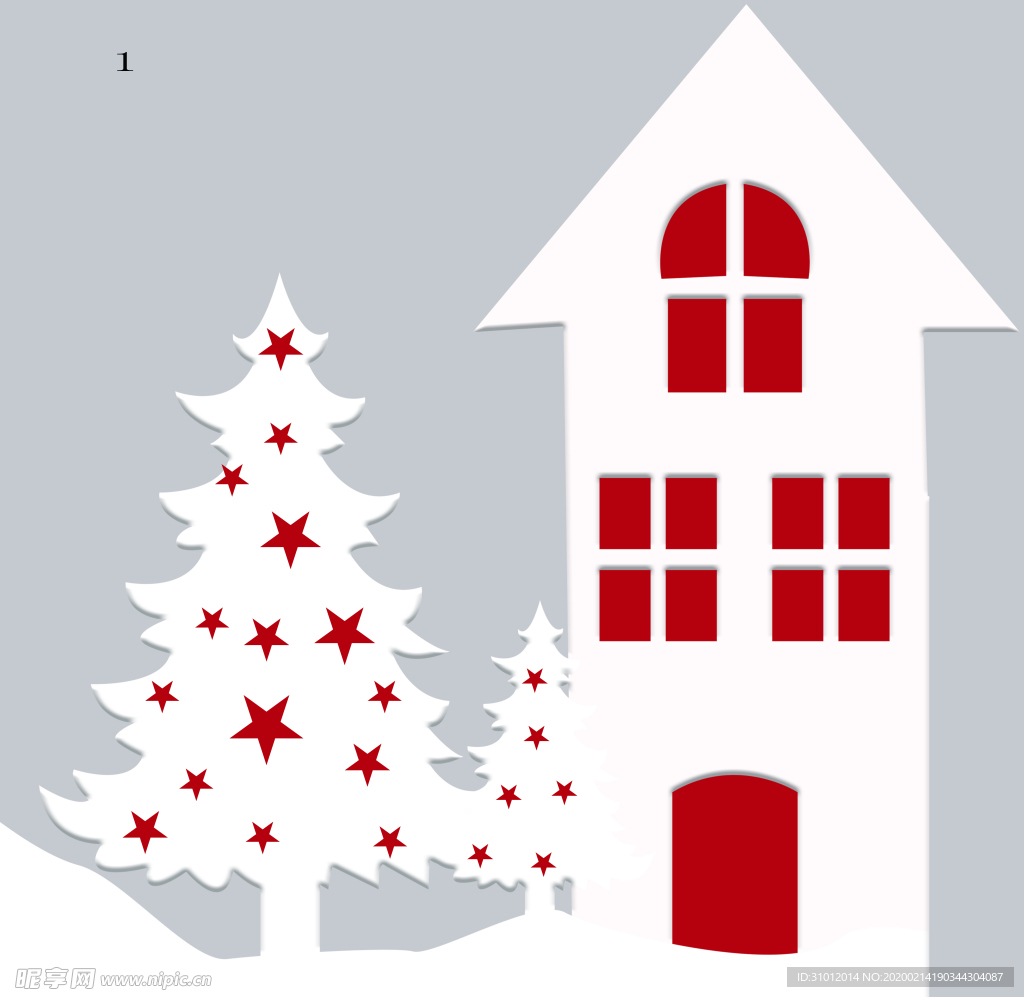 圣诞节店庆橱窗