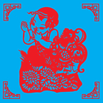 鸡剪纸